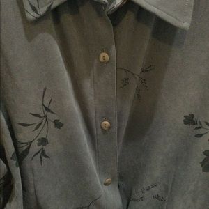 Vintage matching shirt and skirt set